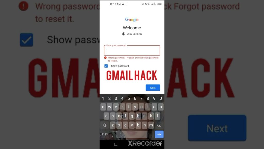 hackear gmail